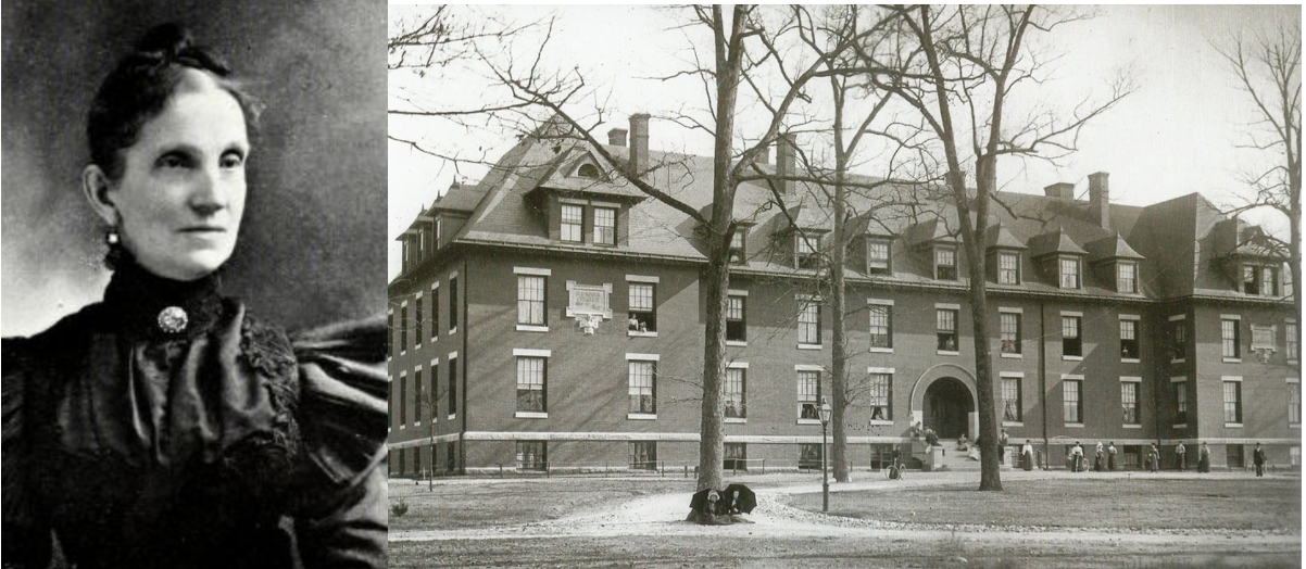 Elizabeth College, named for Ann Elizabeth Watts, stood where Novant Presbyterian Hospital is today.

Photos from Nancy O. Albert and Robinson-Spangler Carolina Room, Charlotte Mecklenburg Library
