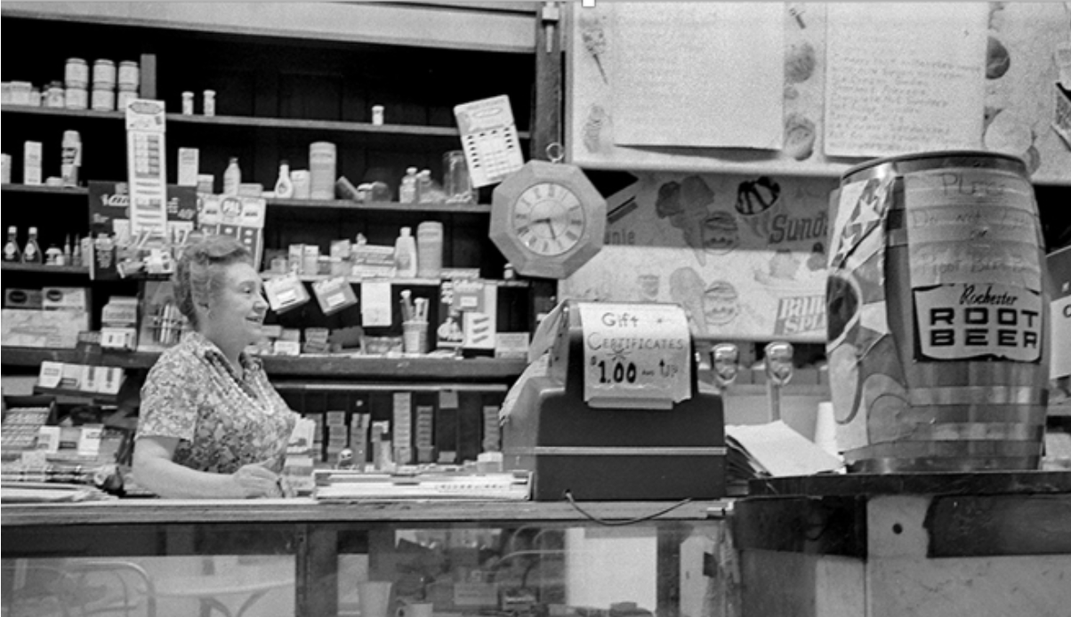 Mrs. Spoon, about 1972, by Byron Baldwin