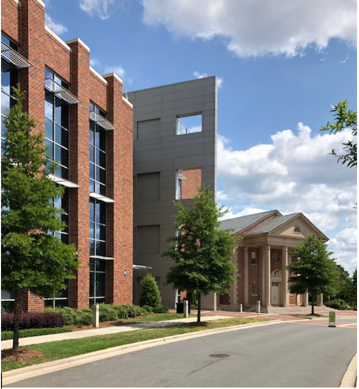 The stone-columned NeoClassical style chapel, constructed in 1923, marked JCSU as a Presbyterian stronghold in the era when its theological school trained many of the South’s African American ministers. Next to it, the university’s newest building rose in 2015, home to labs and classrooms for STEM (science, technology, engineering and math) students.