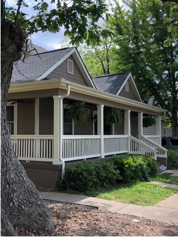 Biddleville, as these streets near the university became known, attracted not only professors but other African Americans who wished to live near that center of learning. The houses may seem modest by today’s standards, but they often held people of considerable achievement. 

Elizabeth Smalls Bampfield resided here in her final years. As a child, she accompanied her father Robert Smalls as he “stole” himself and his family during the Civil War, commandeering a boat in Charleston harbor and sailing through Confederate lines to safety. She grew up to be an educator and President Teddy Roosevelt appointed her postmistress of Beaufort, SC. Many family members earned degrees at JCSU; she was living with a daughter when she passed away at age 101. (Thanks to historian Michael Turner Webb for this discovery.)