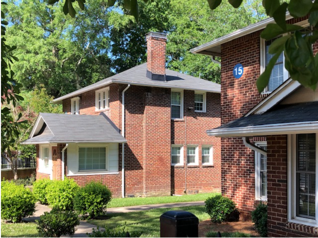 Small liberal arts colleges, especially African American ones, often had scant cash to pay the salaries of teachers back in the day. So sometimes they provided housing. These two sturdy brick dwellings for JCSU instructors date from the 1920s.