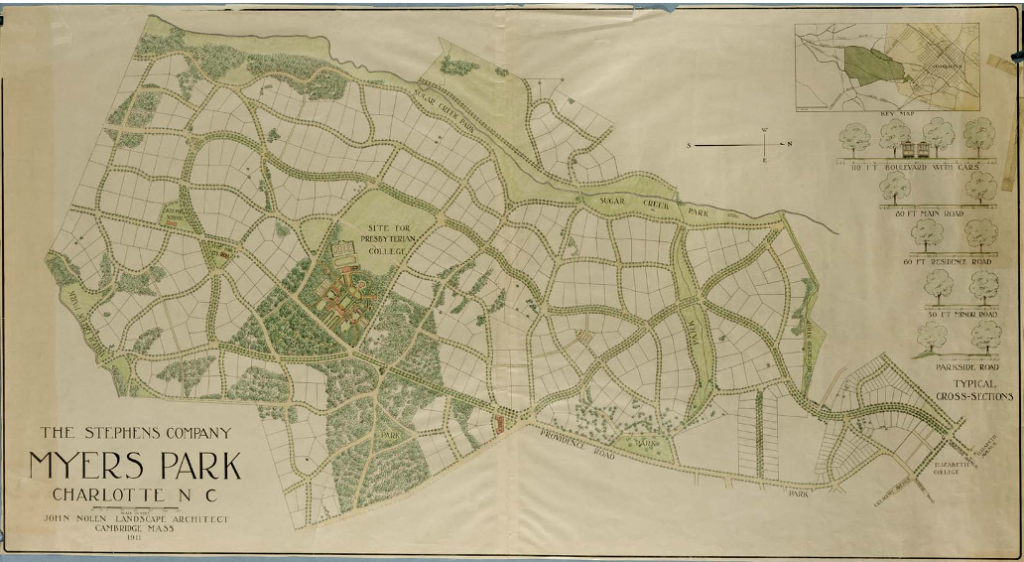 Heart of Myers Park SelfGuided Walk History South